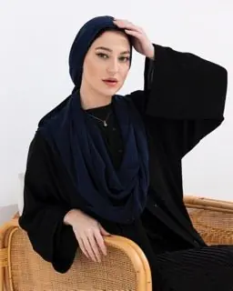 Cobalt Blue Hijab, photo 2