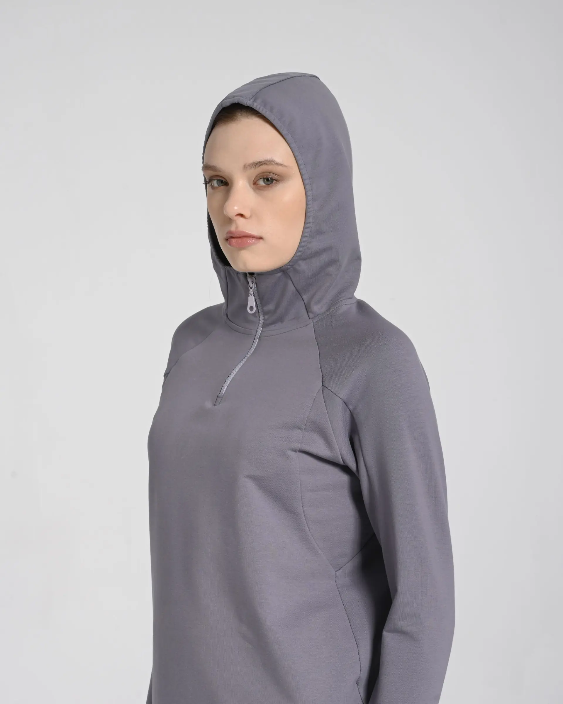 Kapüşonlu Modal Aktif Sweat, photo 5