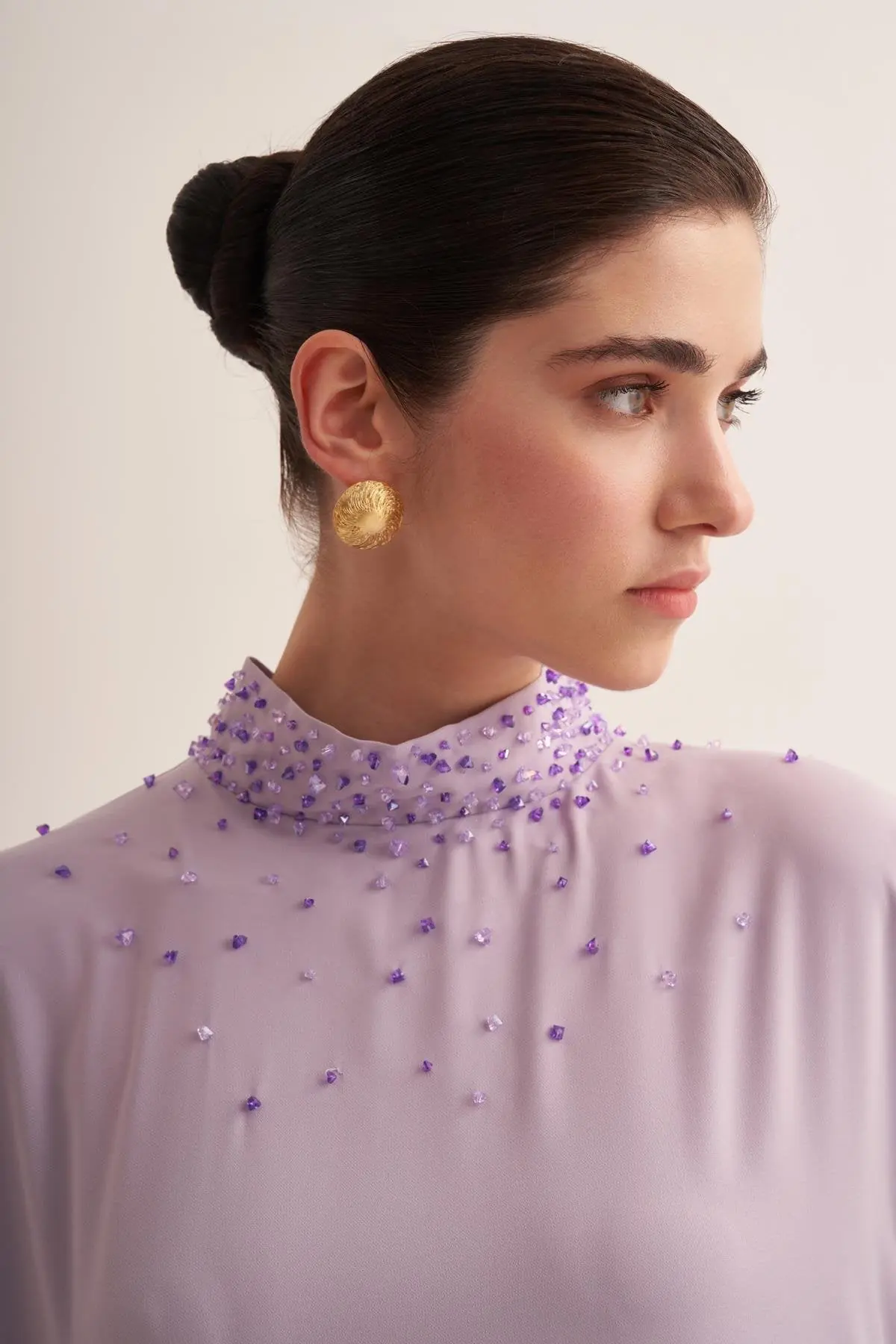 Lilies Kaftan – Lilac, photo 3