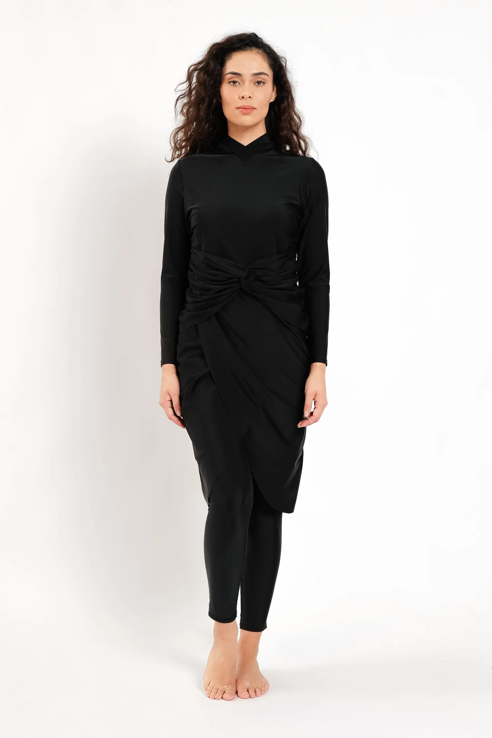 Alba Swim Dress - Black