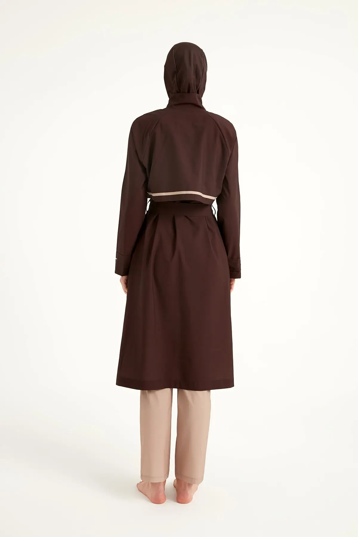 Marina Brown Full Coverage Modest Swimwear Burkini Set M2533, photo 8