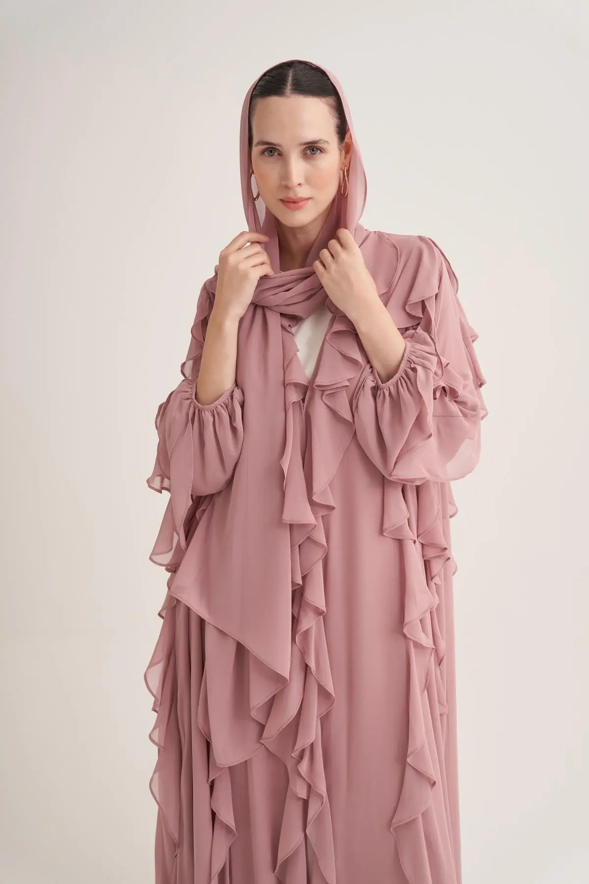 Lola Abaya & Scarf – Powder, photo 2