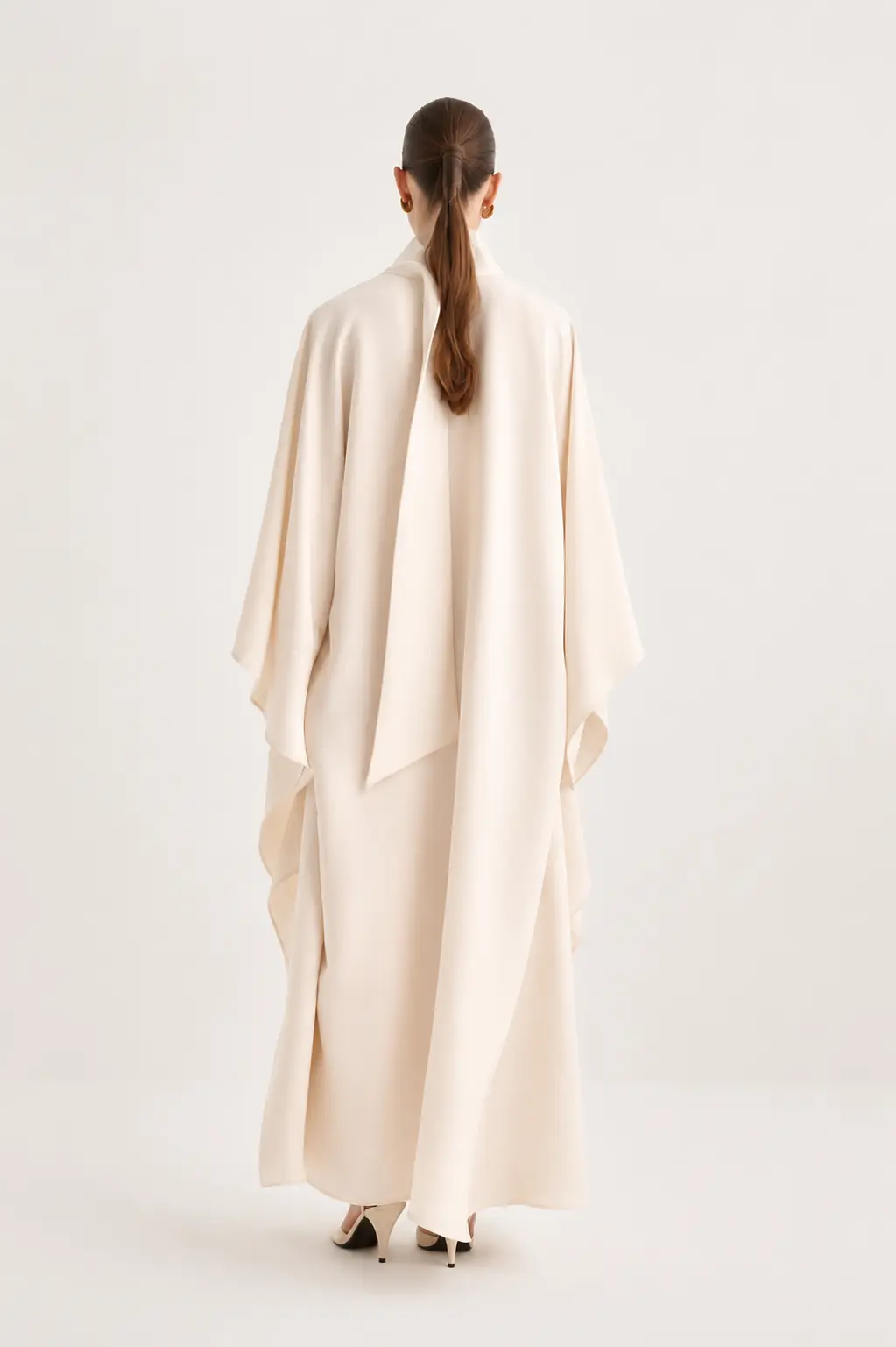 Elenor Kaftan Dress – Cream, photo 2