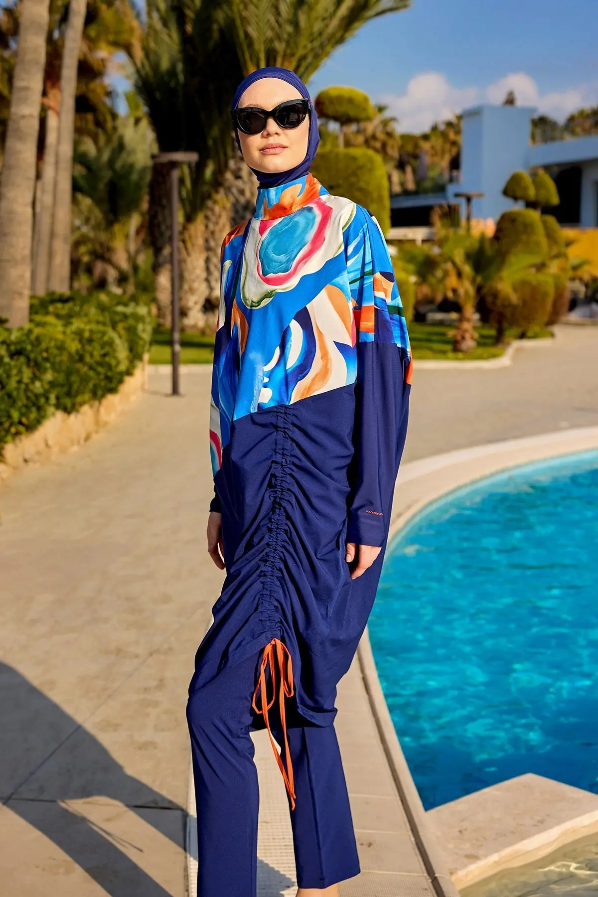Full Coverage Modest Burkini – Islamic Swimwear Set - Multicolor, photo 4
