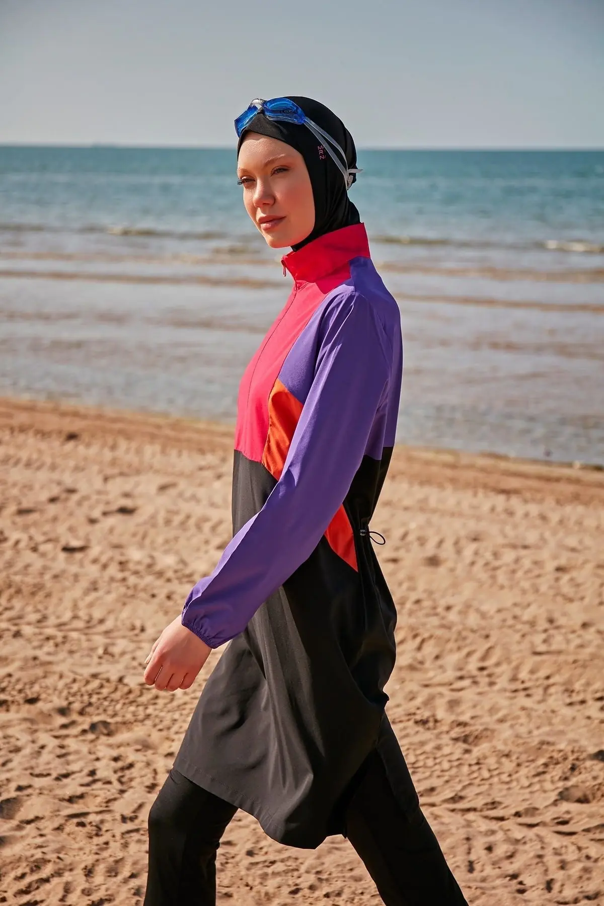 Woven Black Half Coverage Swimsuit M2312, photo 2