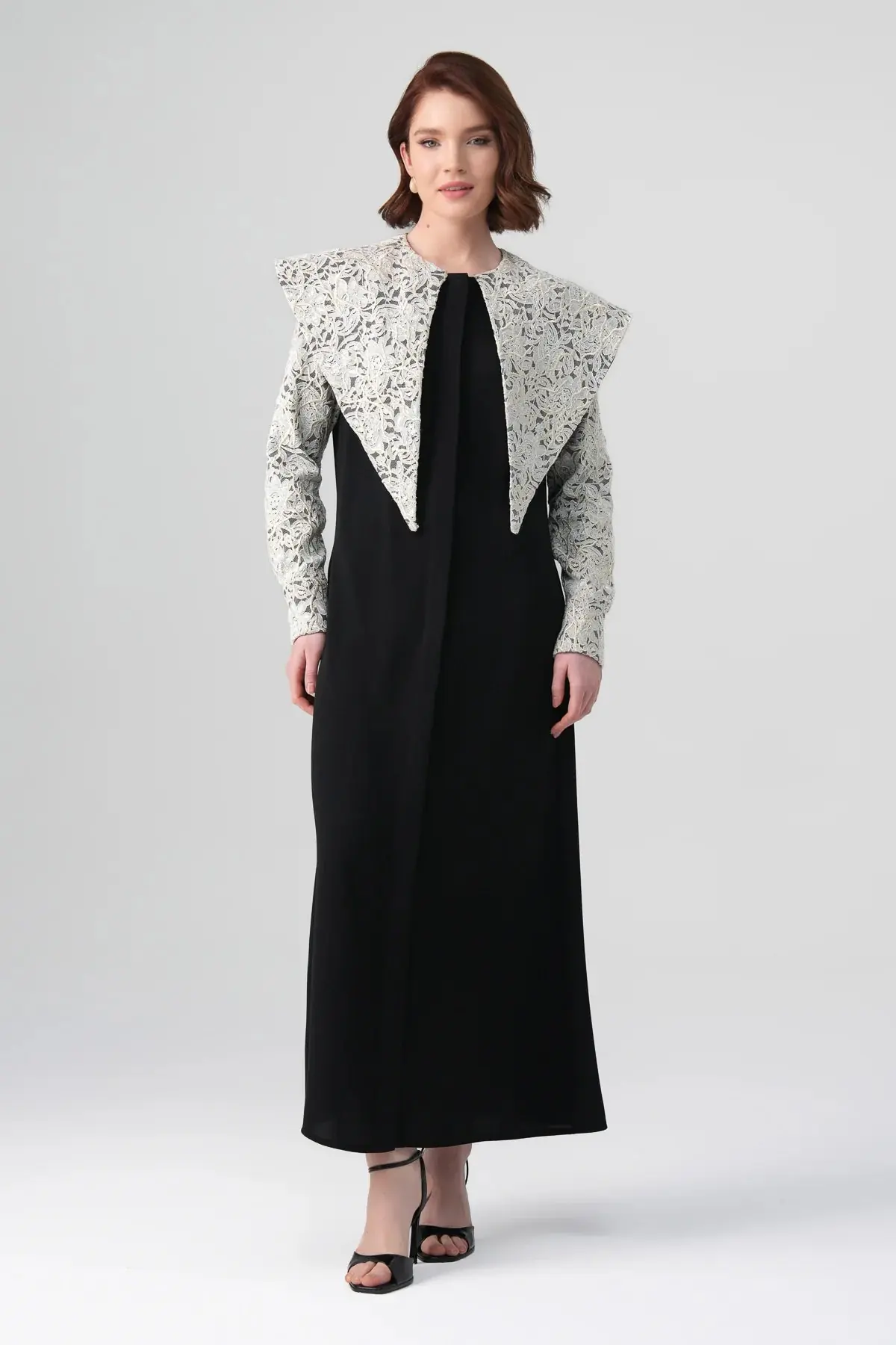 Ravena Contrast Dress – Black, photo 5