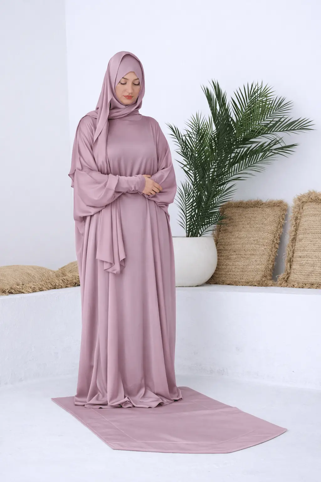 Rose Dusk Prayer Abaya, photo 2
