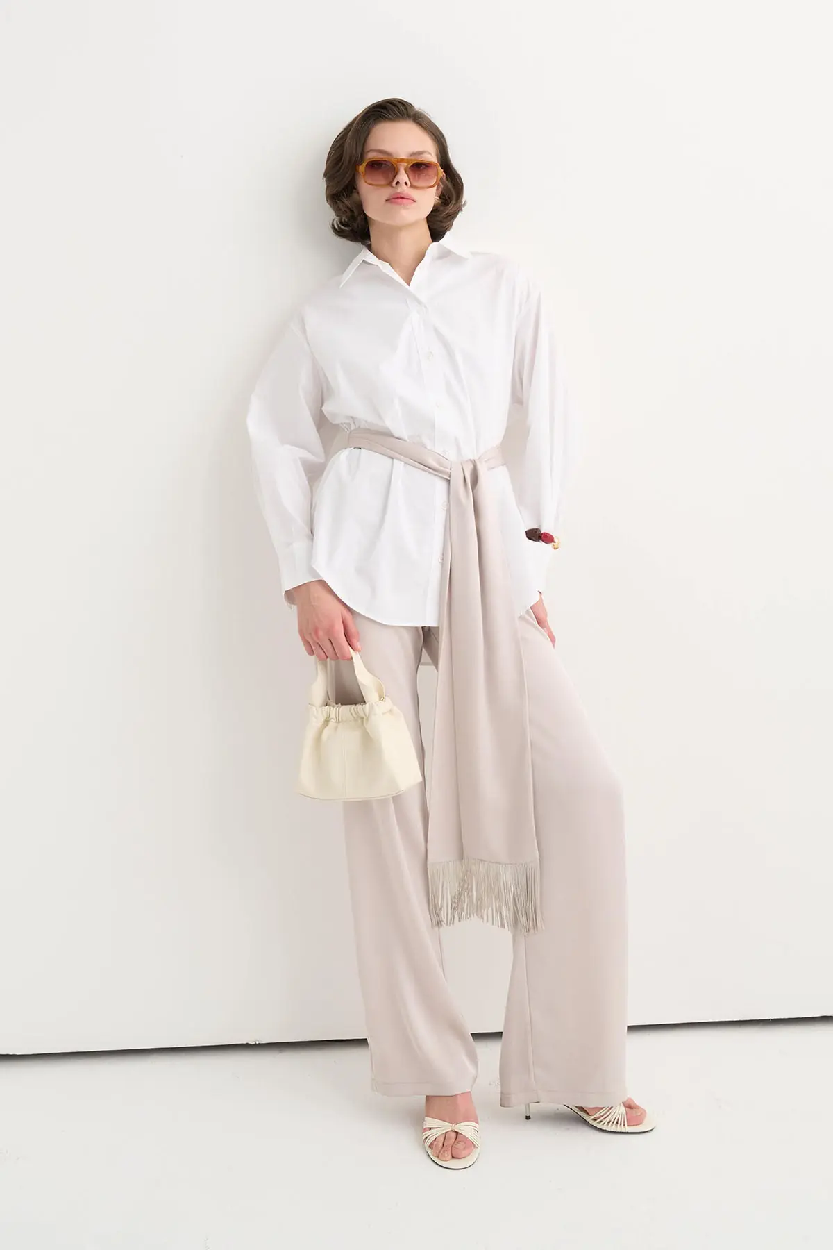 Oversize Poplin Gömlek, photo 3
