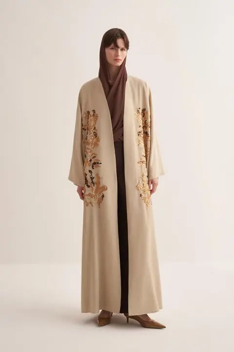 Alora Abaya - Beige, photo 3