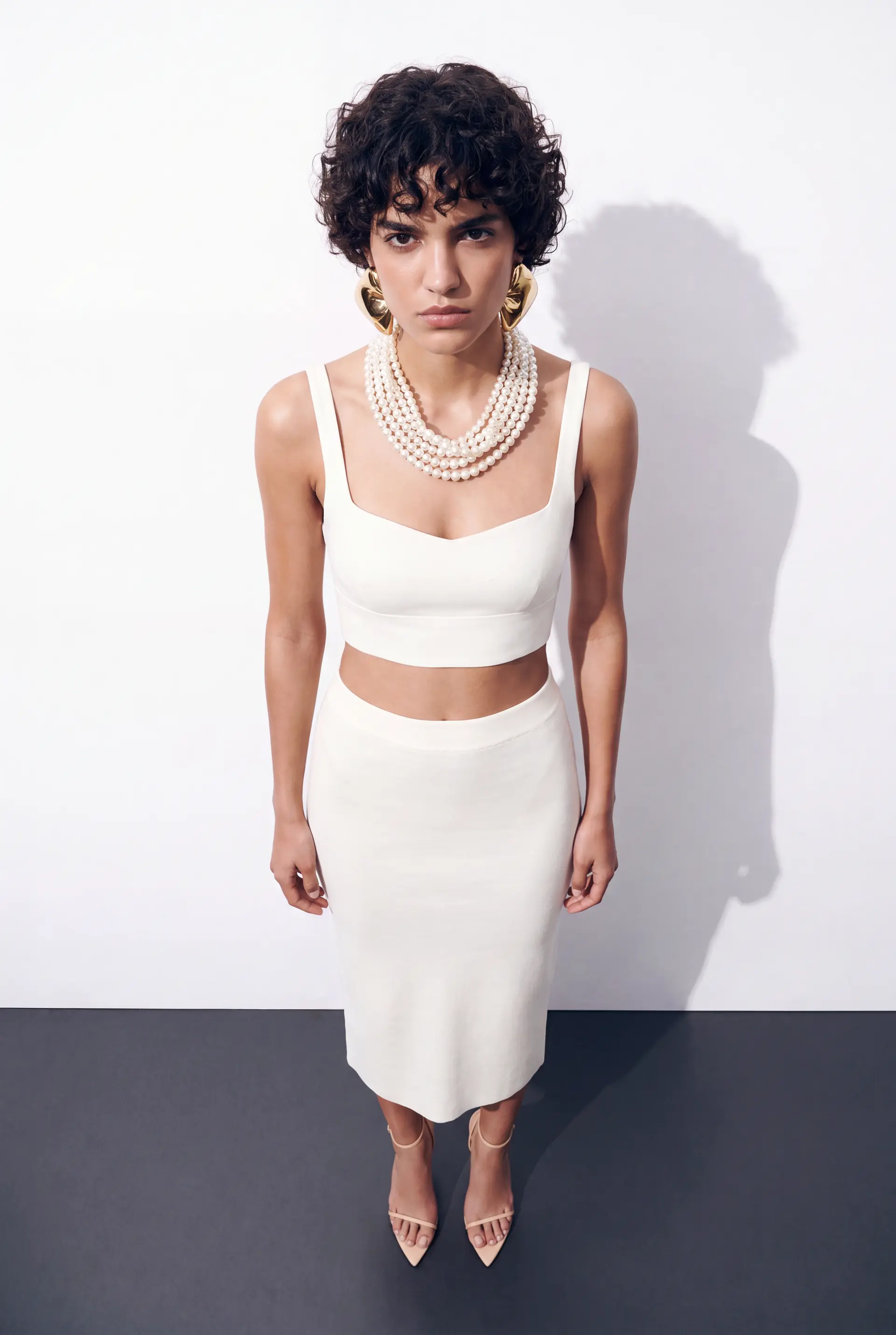 ParisianSheen Diagonal Cut Skirt, photo 3