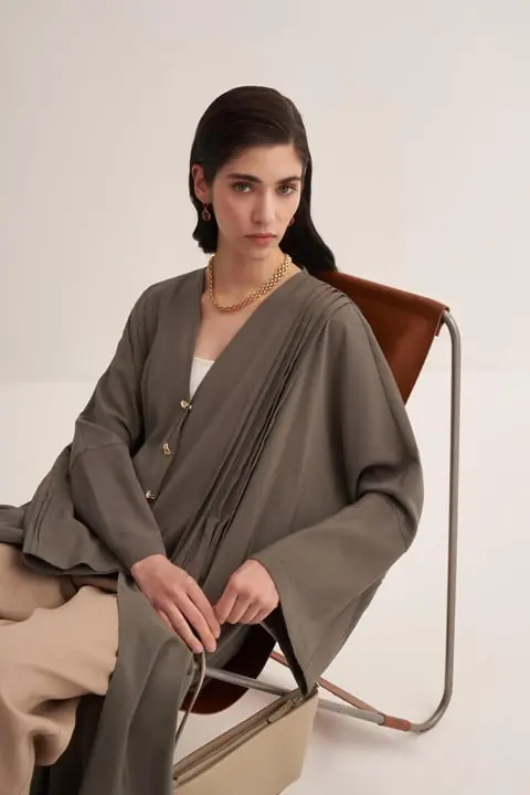 Sera Naturel Abaya - Green, photo 4