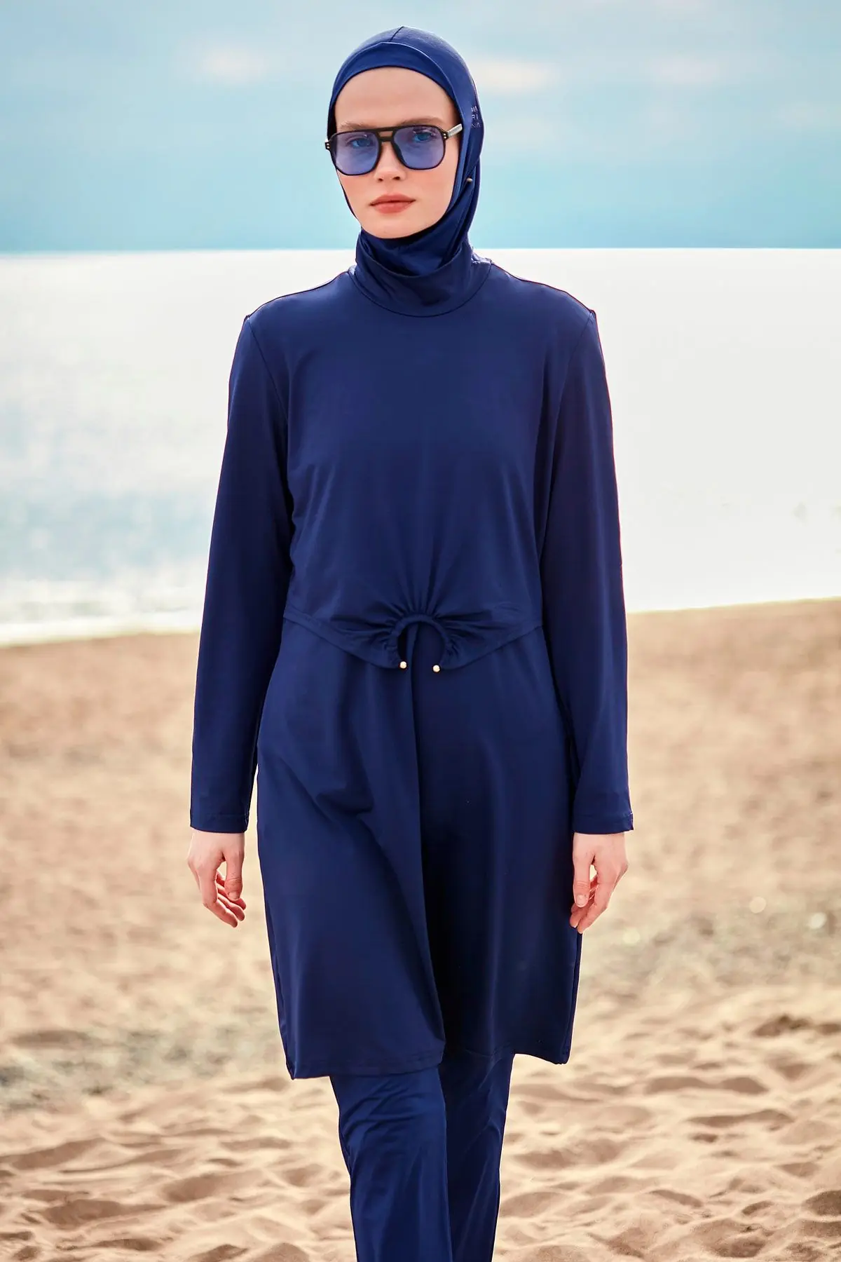 Lycra Navy Burkini Modest Swimwear M2462, photo 2