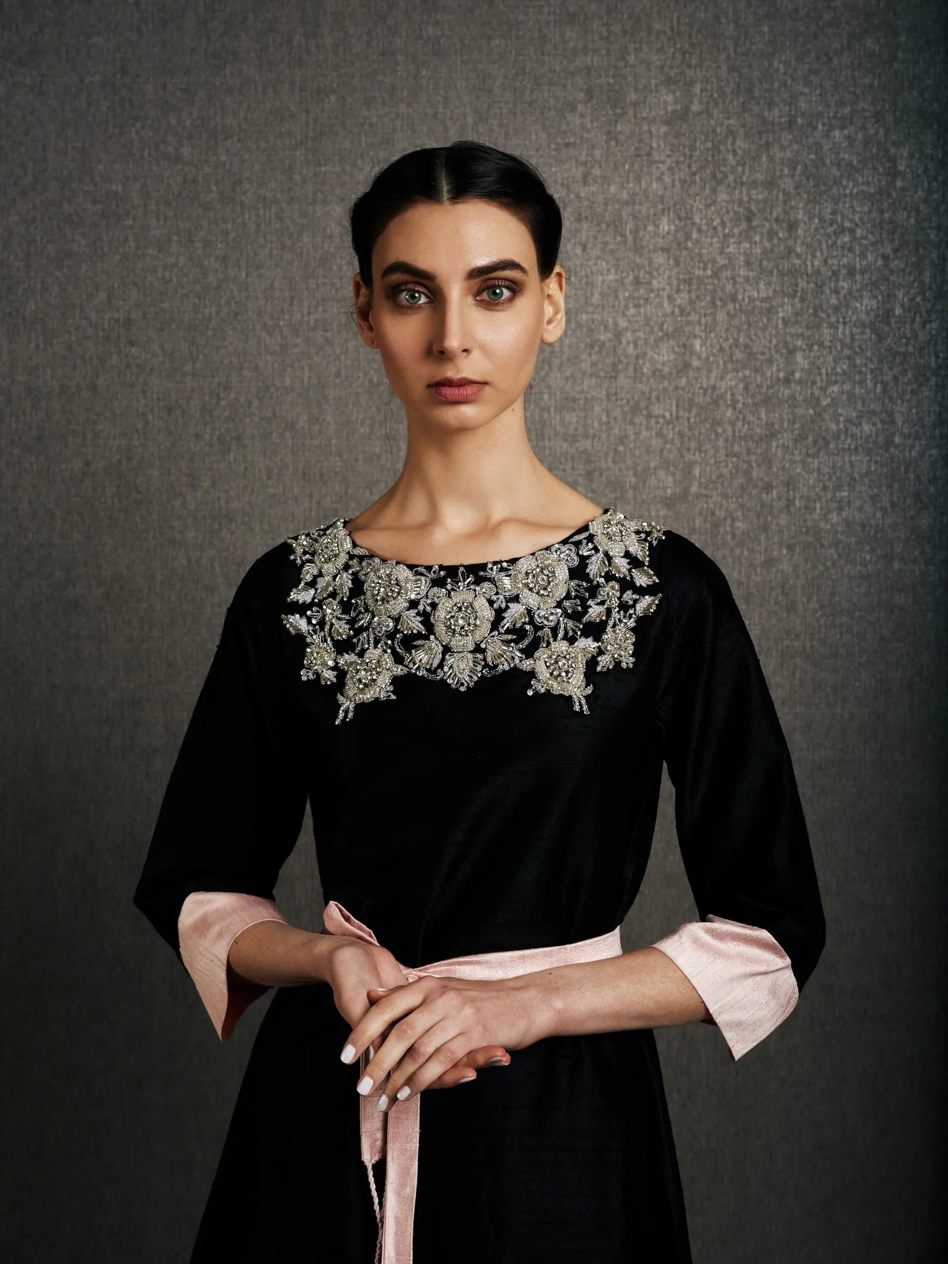 Maitha Maharani Kaftan - Black, photo 4