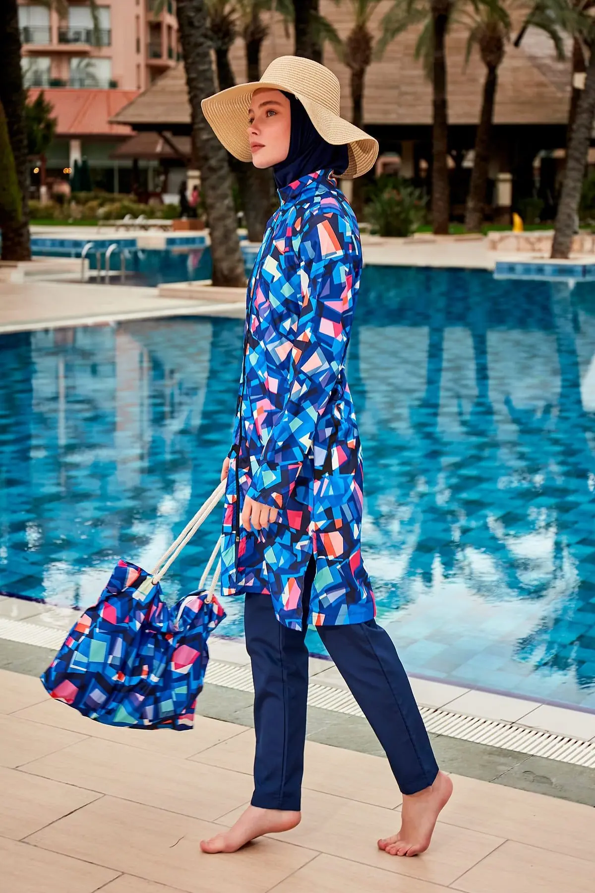 Colourful Burkini Modest Swimwear R2405, photo 3