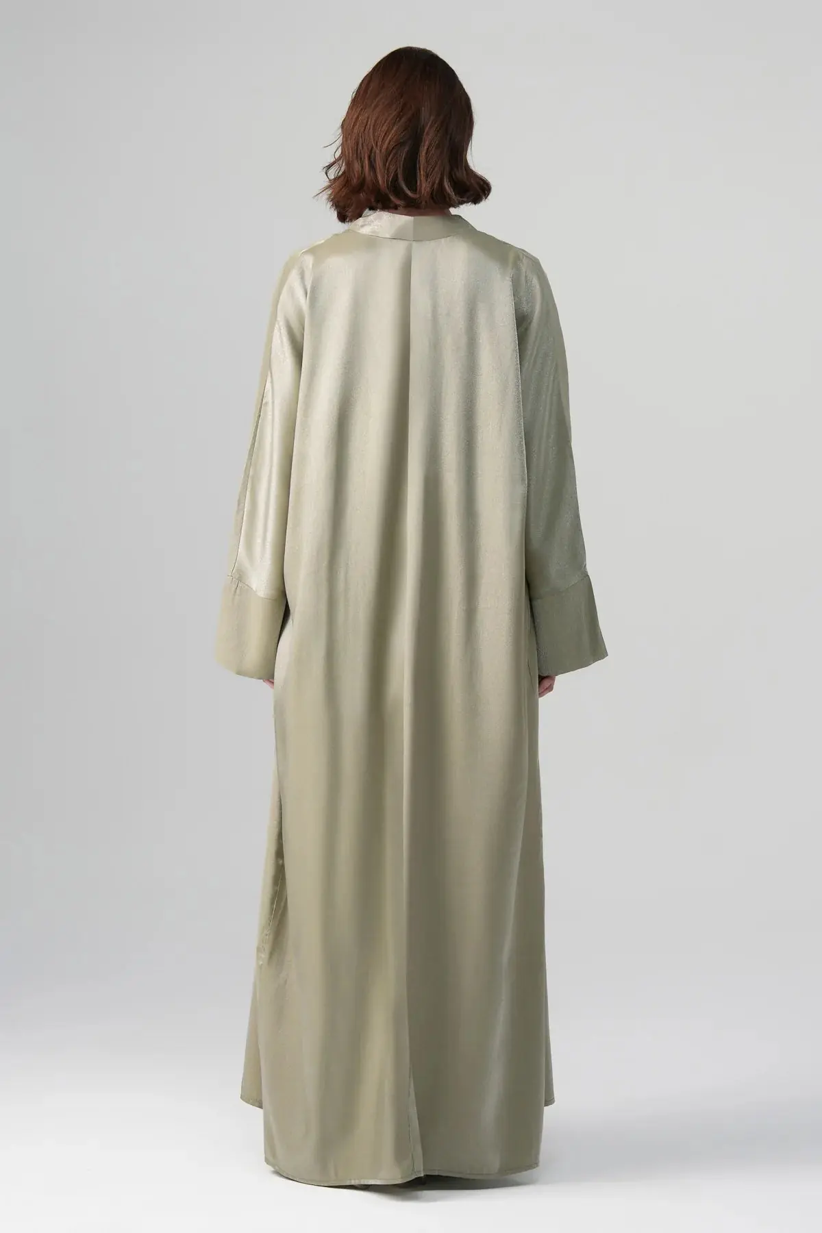 Sorelle Metallic Abaya - Green, photo 7