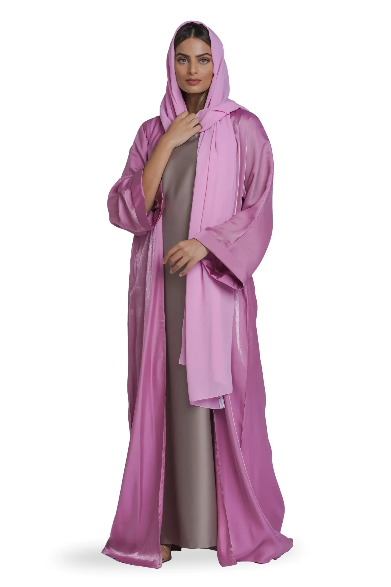Pink Sheen Abaya, photo 2