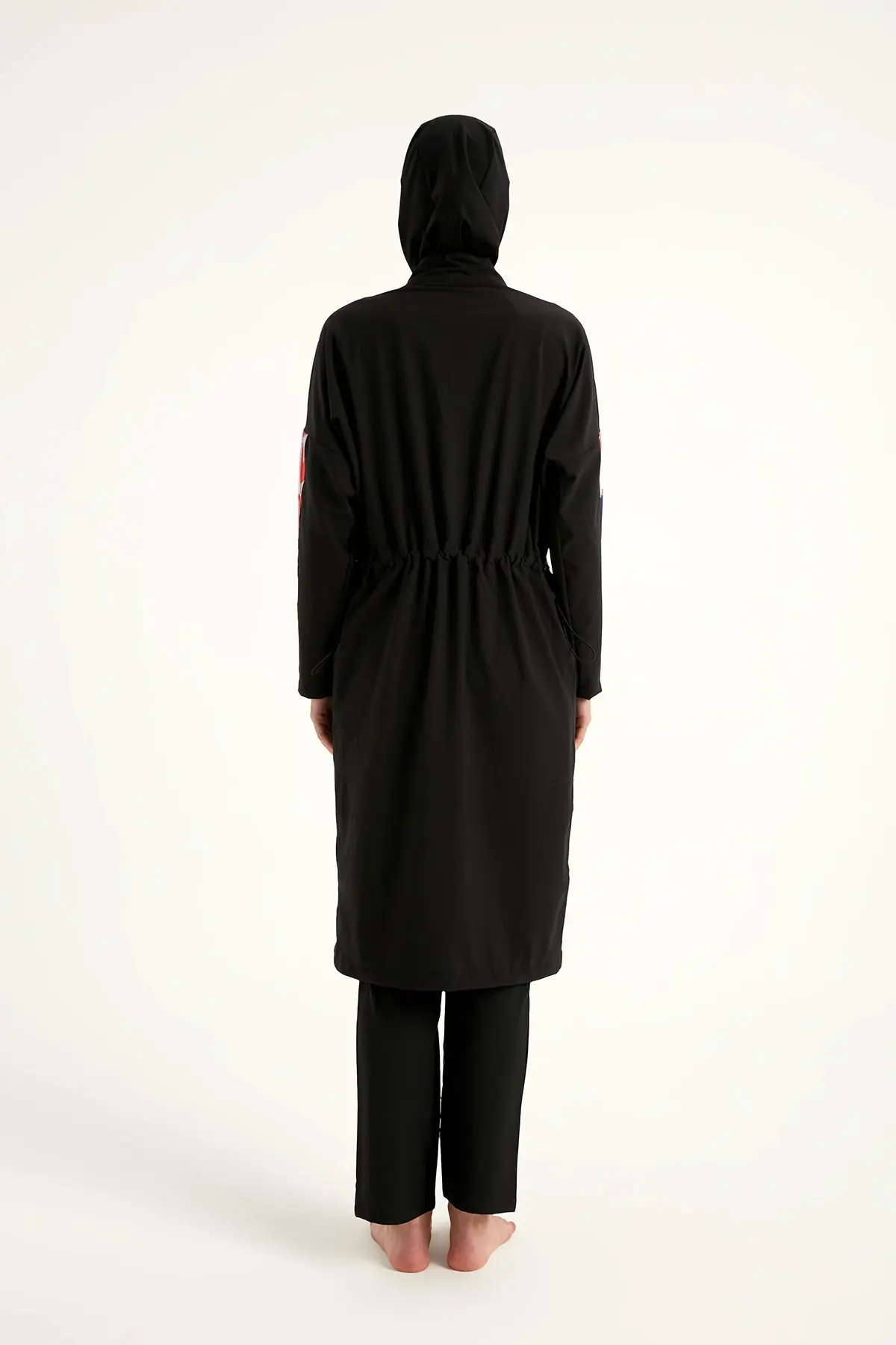 Black Full Coverage Swimwear Burkini Set M2510, photo 6