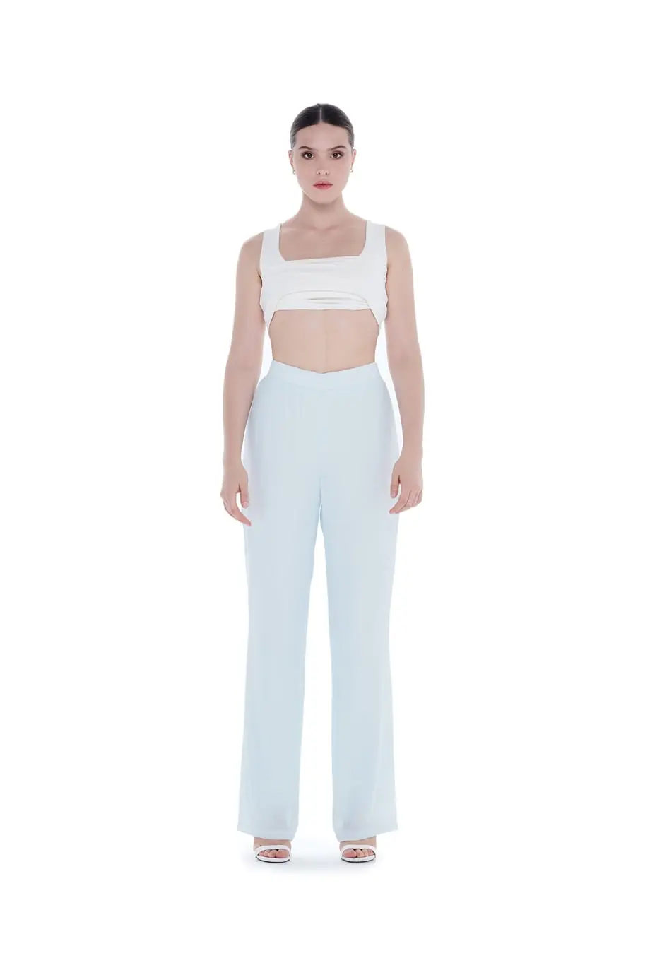 Budva Wide-Leg Trousers – Blue