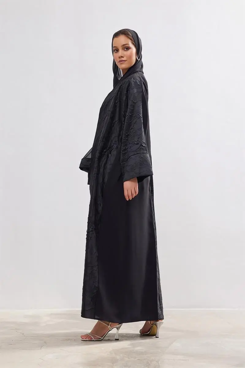 Galia Black Abaya