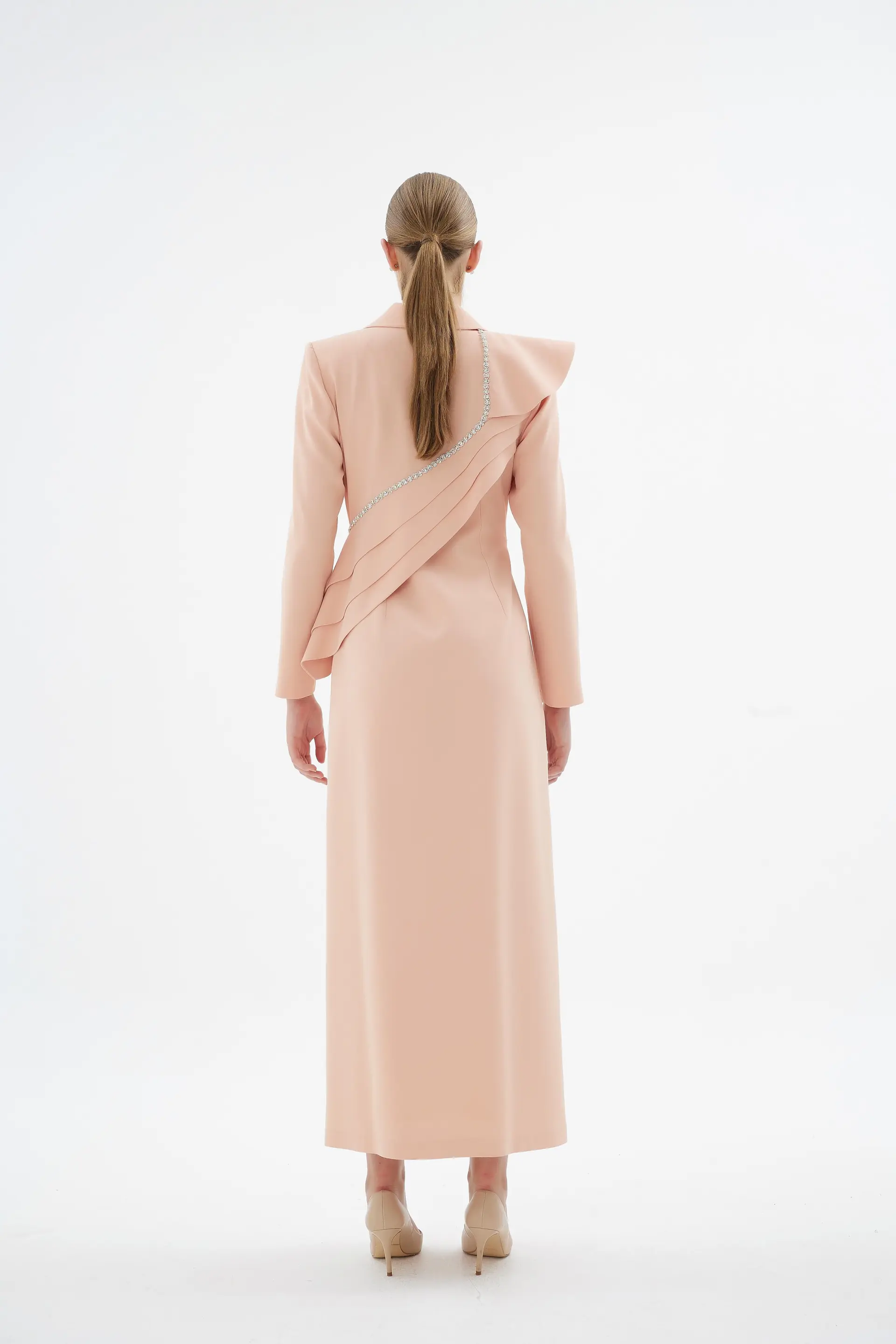 Liana Tailored Jacket Dress – Salmon, photo 6