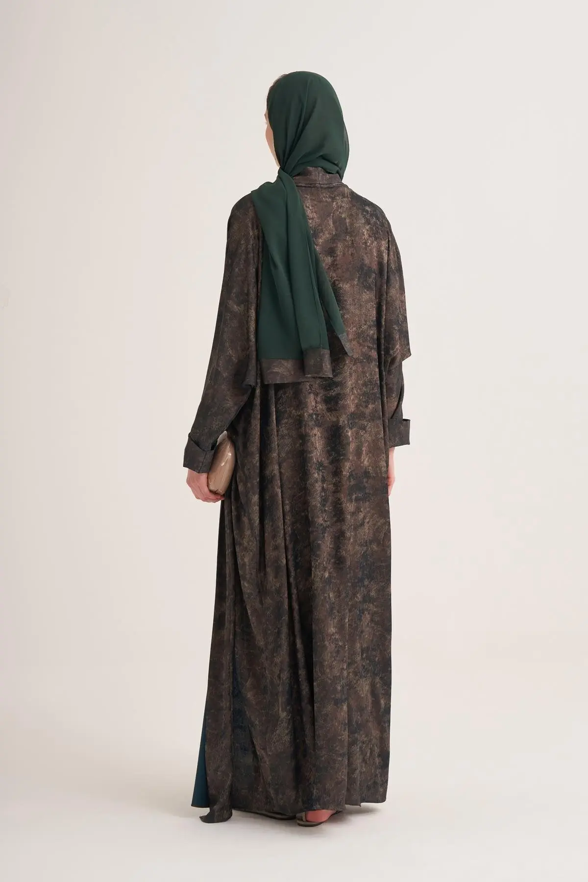 Ness Abaya & Scarf – Green, photo 4