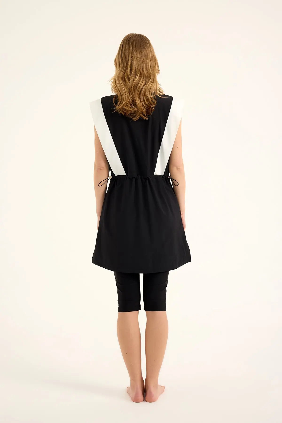 Marina Modest Half-Coverage Swimsuit - Black, photo 8