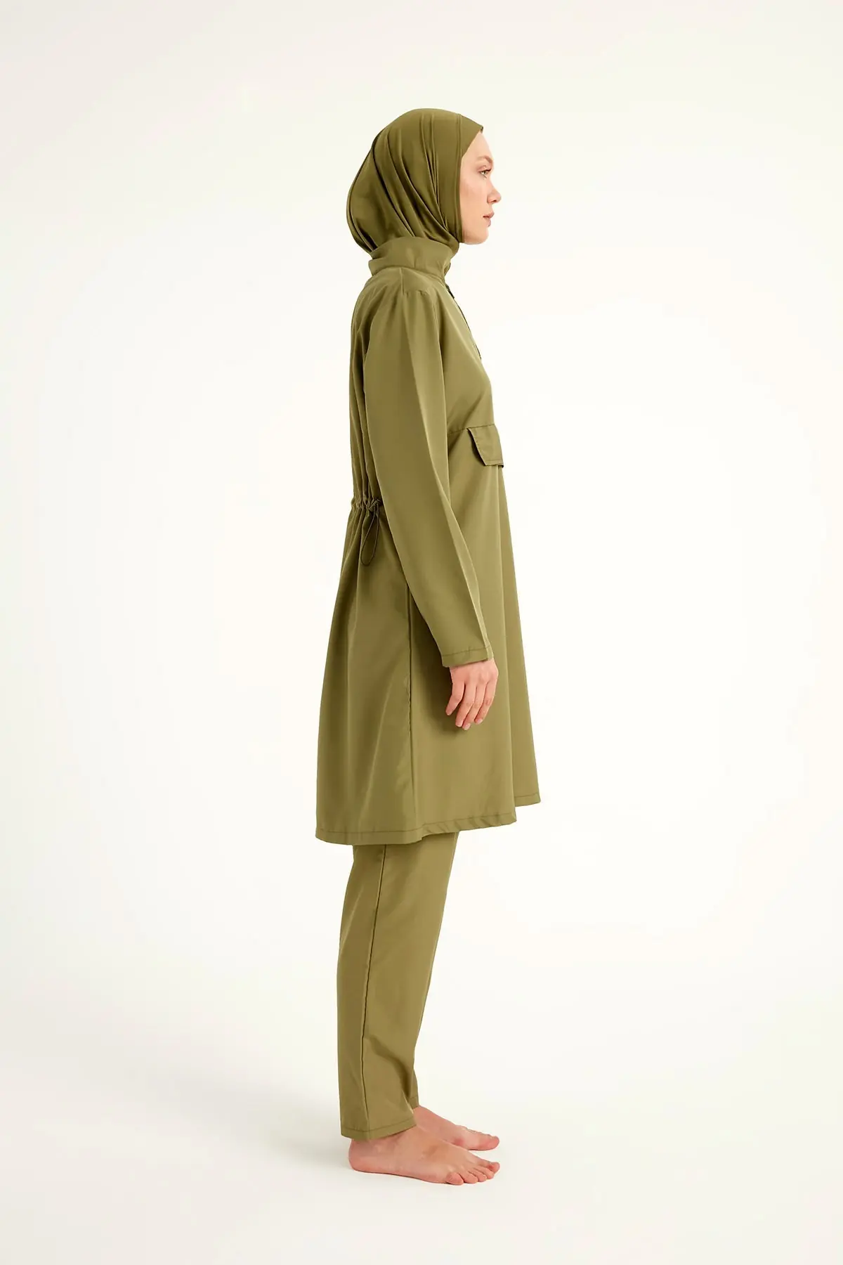Andalus Green Full Coverage Burkini Set for Women A2503-5, photo 6