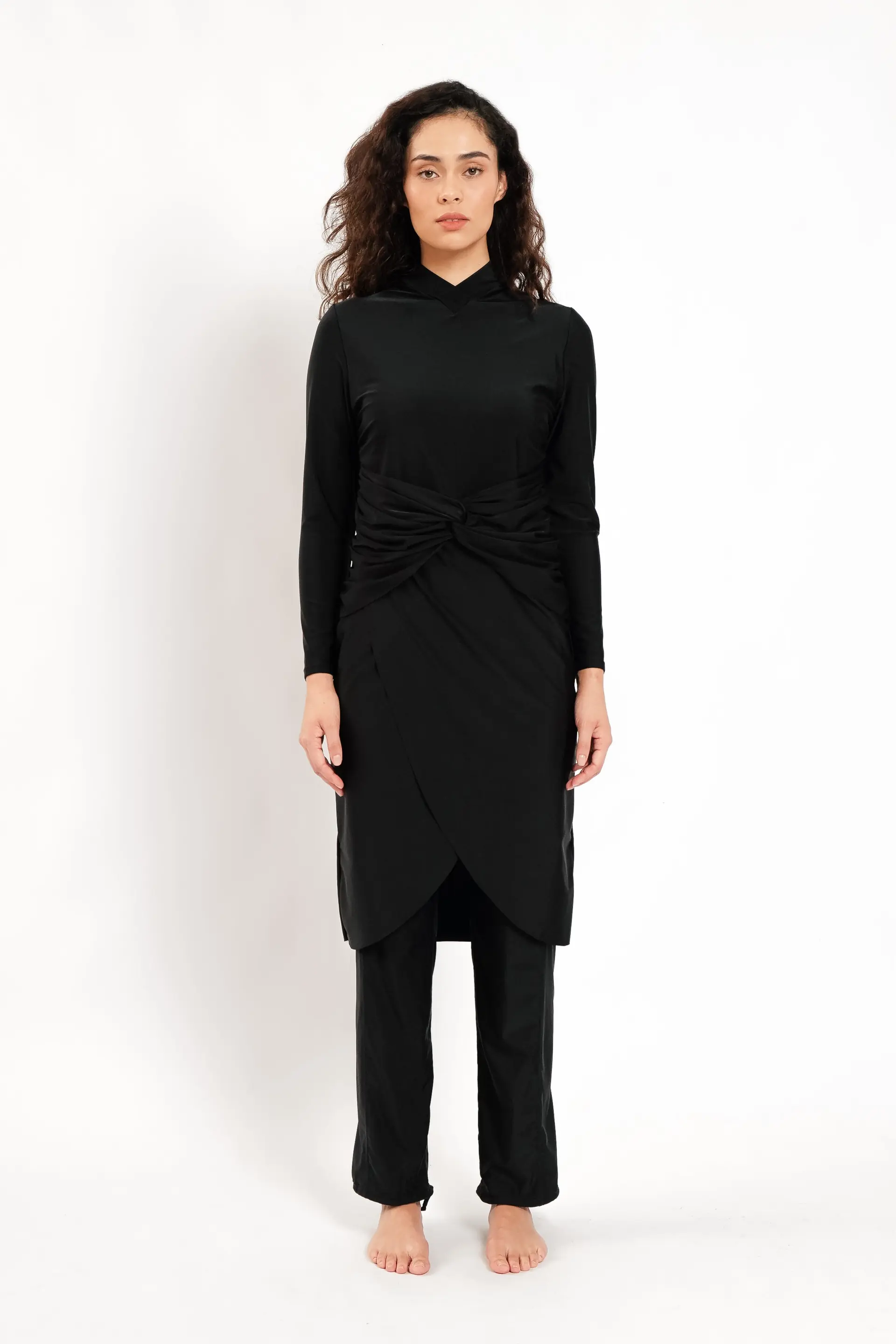 Alba Swim Dress - Black, photo 4