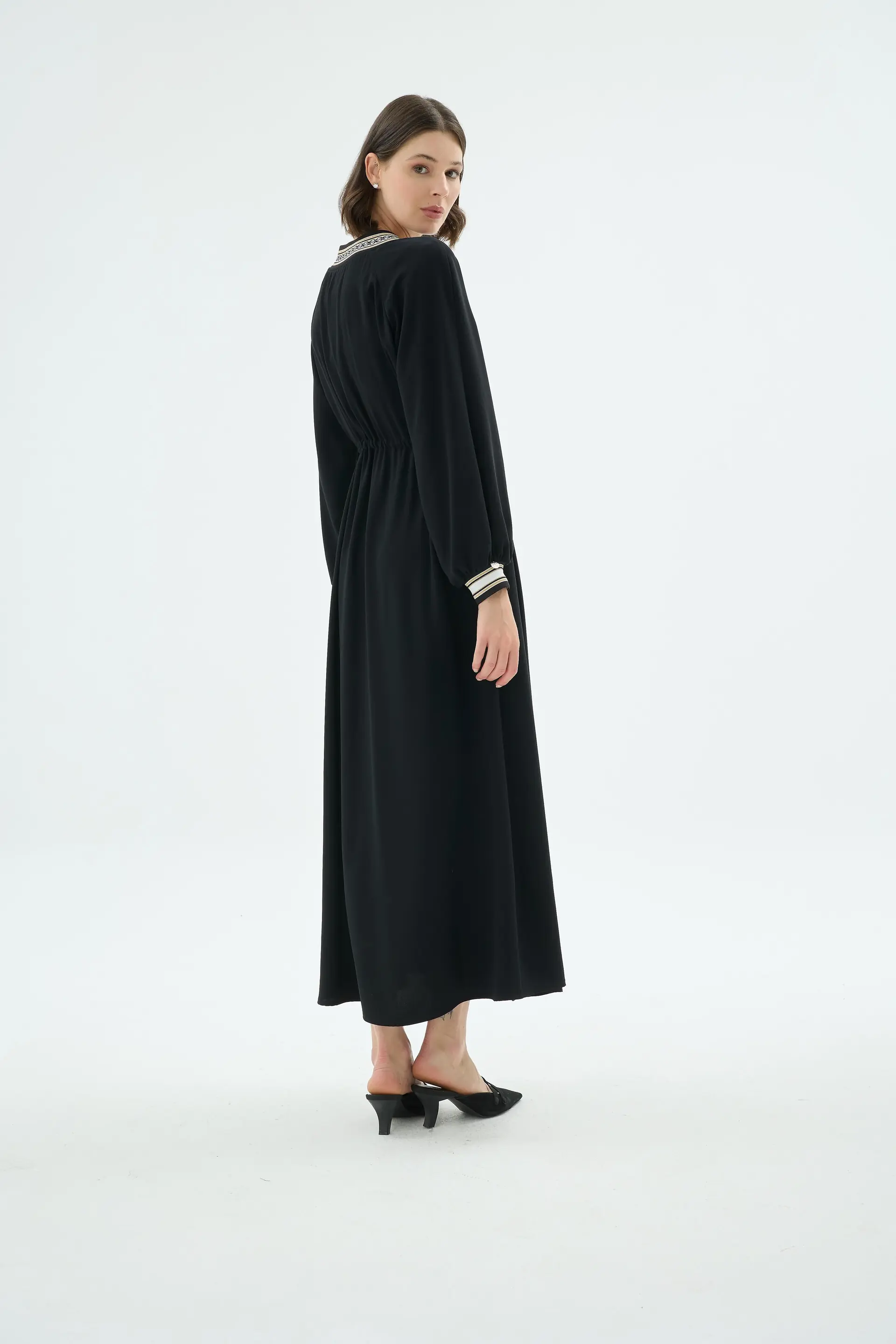 Vilma Zip-Front Dress – Black, photo 5
