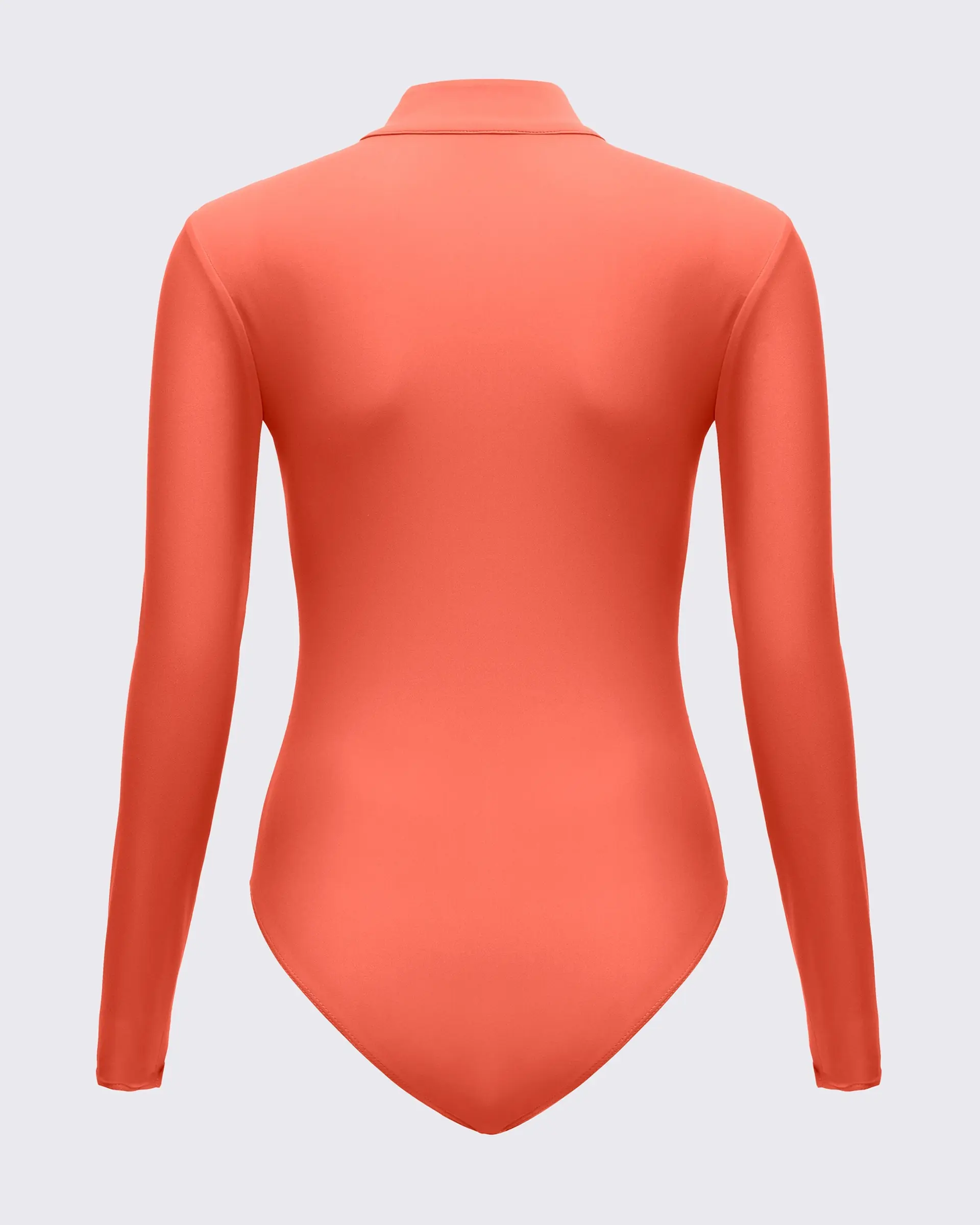 Polyamide Swimsuit with Waist-Contouring Detail – Salmon, photo 3