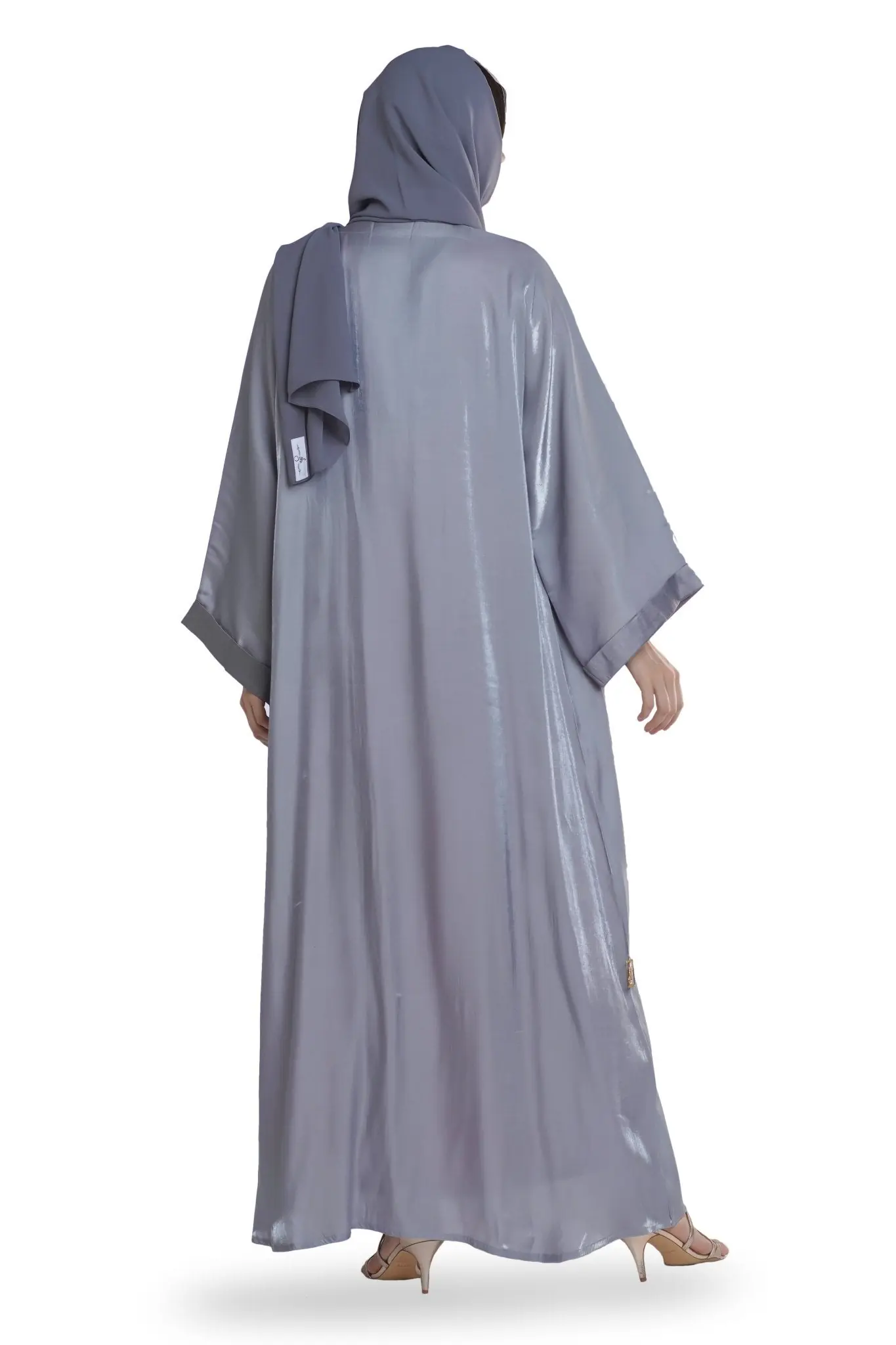Silver Sheen Abaya, photo 3